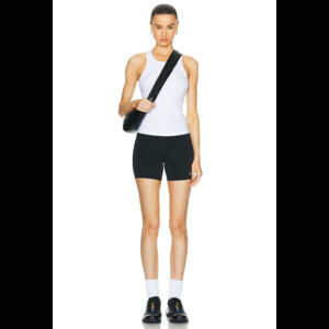 Alo  Yoga white Ribbed Devoted Tank XS NWT